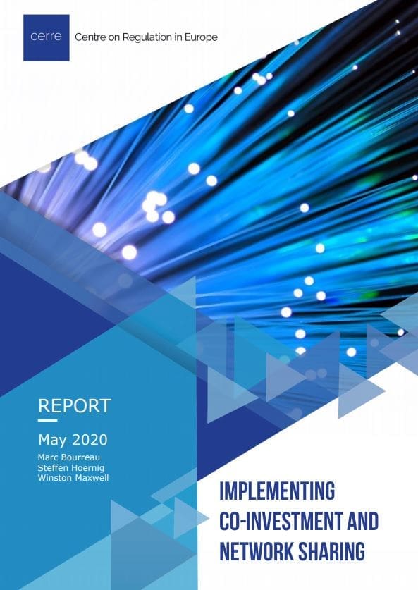 CERREreport cover Implementing co-investment and network sharing