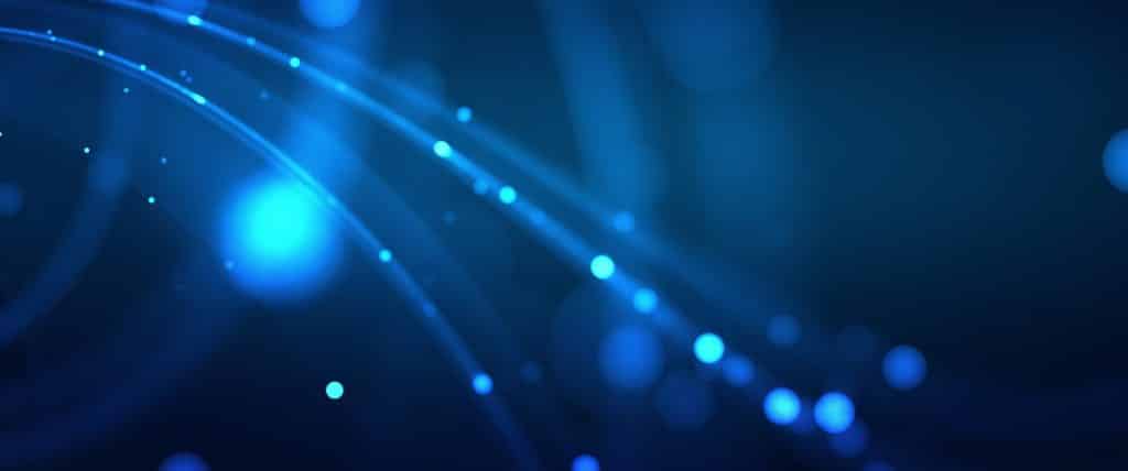 Abstract image of blue lines