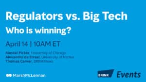 Alexandre de Streel at Brinko event