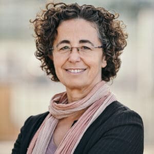 Portrait shot of Irene Roche Laguna. She works for the European Commission. She is Head of Unit dealing with the